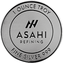 1 ozt. Silver Asahi Round