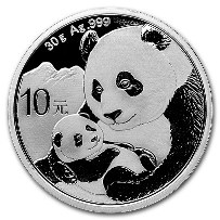 2019 30 Gram Chinese Silver Panda