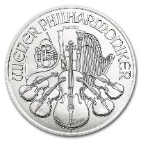 1 oz Austrian Platinum Philharmonic