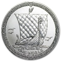 1 oz Isle Of Man Platinum Noble