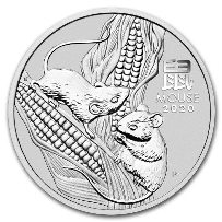 2019 1 oz Australian Silver Lunar Pig