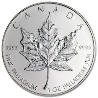 1 oz Canadian Palladium Maple