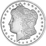 1 ozt. Silver Morgan Round