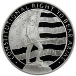 1 ozt. Silver Second Ammendment Round