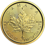 1/10 ozt. Canadian Gold Maple Leaf