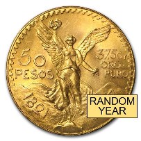 Mexican Gold 50 Peso (1.2057 ozt.)