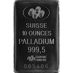 10 oz Palladium Bar Pamp
