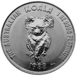 1 oz Australian Platinum Koala