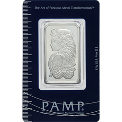 1 oz Platinum Bar Pamp