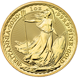 1 ozt. British Gold Britannia