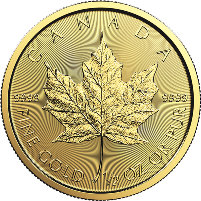 1/2 ozt. Canadian Gold Maple Leaf