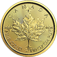 1/10 oz Canadian Gold Maple Leaf