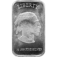 1 oz Buffalo Silver Bar