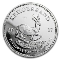 2017 1 oz South African Silver Krugerrand