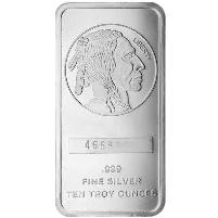 10 oz Buffalo Silver Bar