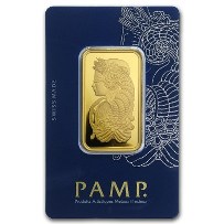 1 oz PAMP Suisse Fortuna Gold Bar